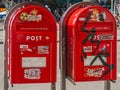 2 Public mailboxes in Copenhagen, Denmark