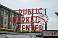 Public Market Center, Seattle, Washington Royalty Free Stock Photo