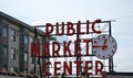 Public Market at Pike Place in Downtown Seattle, Washington Royalty Free Stock Photo