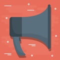 Public megaphone design Royalty Free Stock Photo