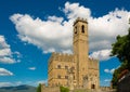 Public monument of Poppi Castle in Tuscany Royalty Free Stock Photo