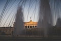 Public neoclassic building of Zappeion from the branches Royalty Free Stock Photo