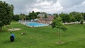 Public open swimming pool in Etobicoke