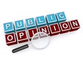 Public opinion Royalty Free Stock Photo