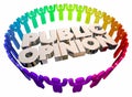 Public Opinion Open Forum People Words Royalty Free Stock Photo