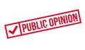 Public Opinion rubber stamp