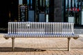 Public Outside Seating Seat Or Bench With No People