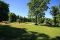 Public park on a beautiful summers day