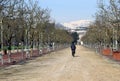 Public park called CAMPO MARZO in Vicenza, Italy