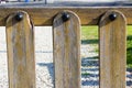 Public park fence Royalty Free Stock Photo