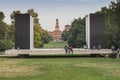 public park in Milano Royalty Free Stock Photo