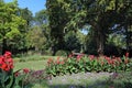 Public park in Moenchengladbach, Germany Royalty Free Stock Photo