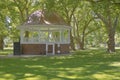 Public park in Walla Walla Washington state. Royalty Free Stock Photo