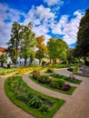 Public park, Znaim, Znojmo, Czech Republic Royalty Free Stock Photo