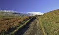 Public path from Dollar to Glen Devon over Ochil Hills