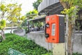 Public phone booth Royalty Free Stock Photo