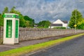 Public phone kiosk box in thevillage of Kiltale Co Meath Ireland