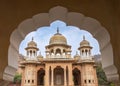 Public place architecture mughal building india style at royal gaitor in Jaipur