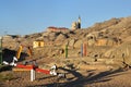 Empty kids playground in Luderitz. Namibia