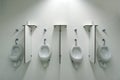 Public restroom urinal Royalty Free Stock Photo