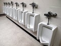 Public Restroom Urinals