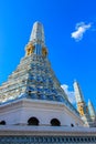 Public royal temple with sky background