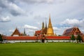 Public royal temple with sky background