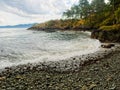 Public Ruckle Provincial Park shoreline on the Salt Spring Island
