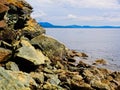 Public Ruckle Provincial Park shoreline on the Salt Spring Island