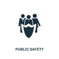 Public Safety icon. Premium style design from urbanism icon collection. UI and UX. Pixel perfect Public Safety icon for web design