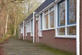 Public school, building from the outside Royalty Free Stock Photo