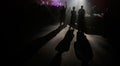 Public during a show at sonar festival in barcelona