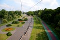 Public Silesian Park in Chorzow Royalty Free Stock Photo