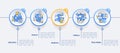 Public social institutions circle infographic template