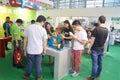 Public space theme pavilion, in the fourth session of the China Charity Project Exchange Exhibition Royalty Free Stock Photo