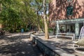 Stuyvesant Town, a large residential development on the east side of Manhattan, New York City. Royalty Free Stock Photo