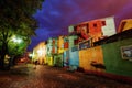 Public Square in La Boca, Buenos Aires, Argentina. Taken during Royalty Free Stock Photo