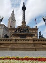 Public square in soldiers and sailors monument