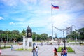 Public square view of Rizal park in Metro Manila, Philippines