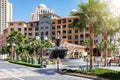 Public square on the Medina Centrale district at the Pearl in Doha