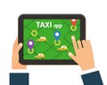 Public taxi online service, mobile application