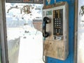 Public telephones dirty in Bangkok, Thailand.