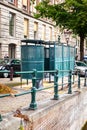public toilet in amsterdam Royalty Free Stock Photo