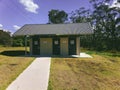 Public Toilet at Bulls Camp Reserve Highway Rest Area Australia Royalty Free Stock Photo
