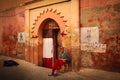 Public toilet for men. Marrakesh. Morocco