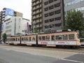 Public tram transportation in Hiroshima