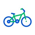 Public Transport Bicycle Vector Thin Line Icon Royalty Free Stock Photo