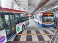 Public Transport Bus from Pasar Seni LRT Station Royalty Free Stock Photo