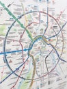 Transport map in Moscow