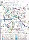 Transport map in Moscow